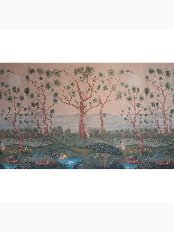 Lantern Parade fabric in dusk color - pattern number AMW10081.716.0 - by Andrew Martin in the Kit Kemp collection