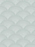 Feather Fan fabric in print room blue color - pattern number 112/10036.CS.0 - by Cole and Son in the Icons collection