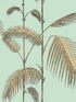 Palm Leaves fabric in mint yellow color - pattern number 112/2006.CS.0 - by Cole and Son in the Icons collection