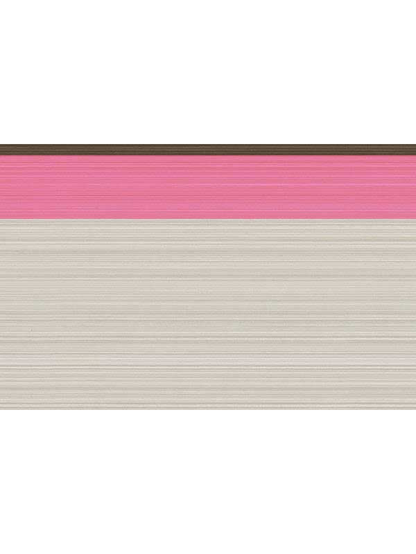 Jaspe Border fabric in charcoal pink color - pattern number 110/10050.CS.0 - by Cole and Son in the Marquee Stripes collection
