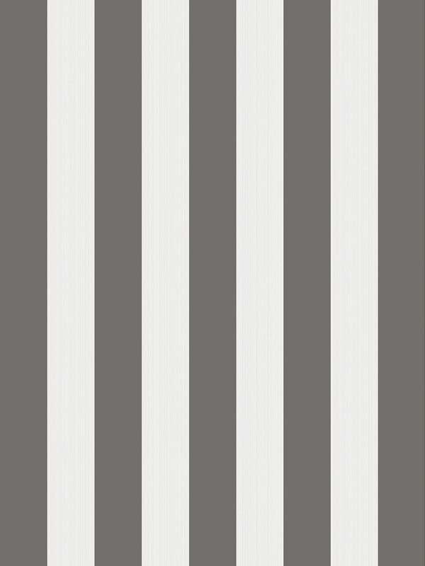 Regatta Stripe fabric in black white linen color - pattern number 110/3016.CS.0 - by Cole and Son in the Marquee Stripes collection