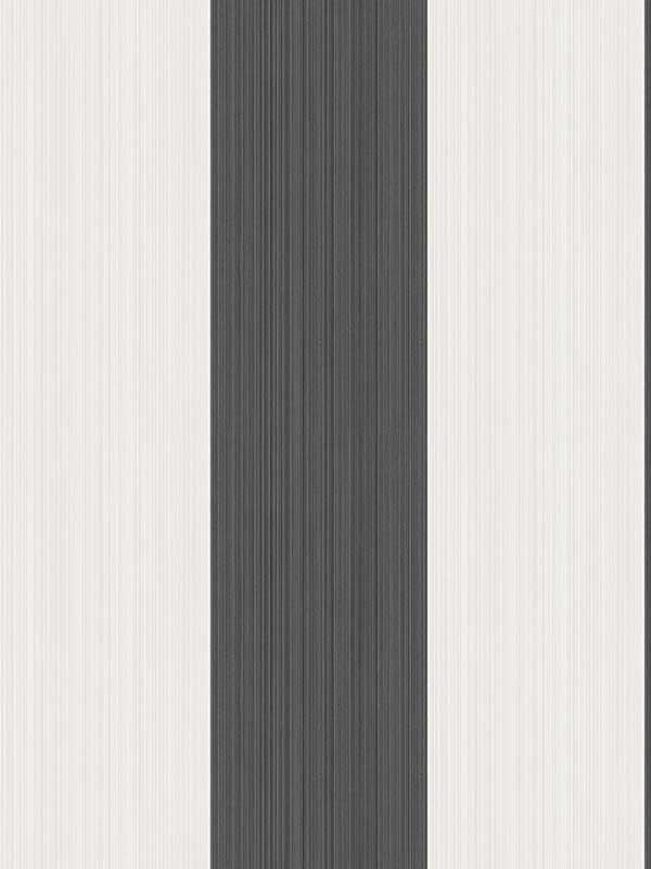 Jaspe Stripe fabric in black white color - pattern number 110/4025.CS.0 - by Cole and Son in the Marquee Stripes collection
