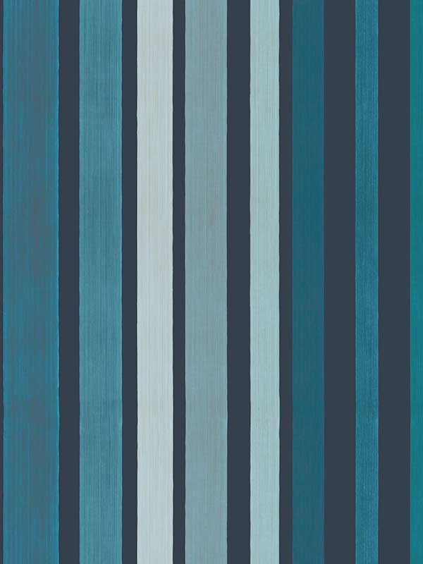 Carousel Stripe fabric in blue color - pattern number 110/9042.CS.0 - by Cole and Son in the Marquee Stripes collection