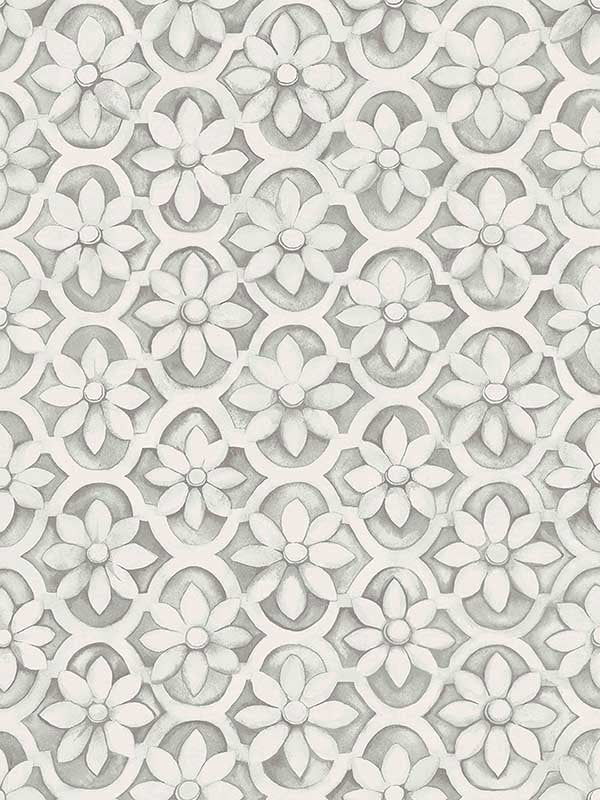 Jali Trellis fabric in stone color - pattern number 113/5013.CS.0 - by Cole and Son in the Martyn Lawrence Bullard collection