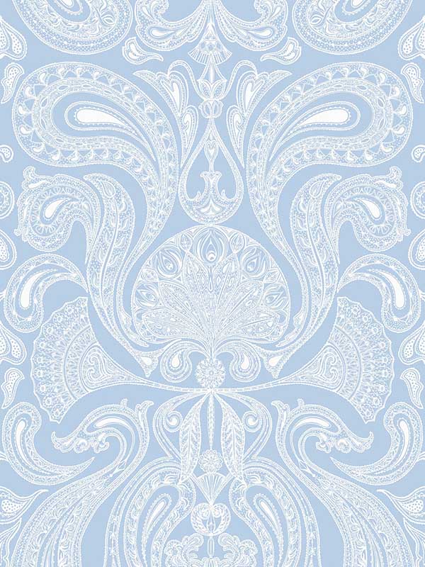 Malabar fabric in pale blue color - pattern number 66/1006.CS.0 - by Cole and Son in the New Contemporary collection