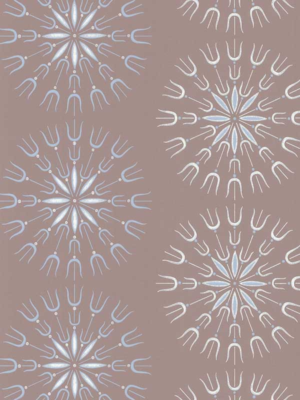 Fioretti fabric in smoke color - pattern number 69/1101.CS.0 - by Cole and Son in the New Contemporary II collection