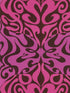 Woodstock fabric in fuschia color - pattern number 69/7125.CS.0 - by Cole and Son in the New Contemporary II collection
