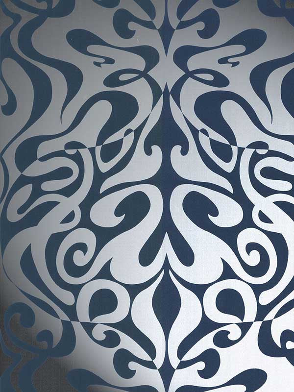 Woodstock fabric in silver color - pattern number 69/7127.CS.0 - by Cole and Son in the New Contemporary II collection