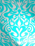 Woodstock fabric in aqua color - pattern number 69/7128.CS.0 - by Cole and Son in the New Contemporary II collection