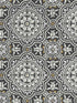 Piccadilly fabric in grey and metallic gold on black color - pattern number 117/8022.CS.0 - by Cole and Son in the Seville collection