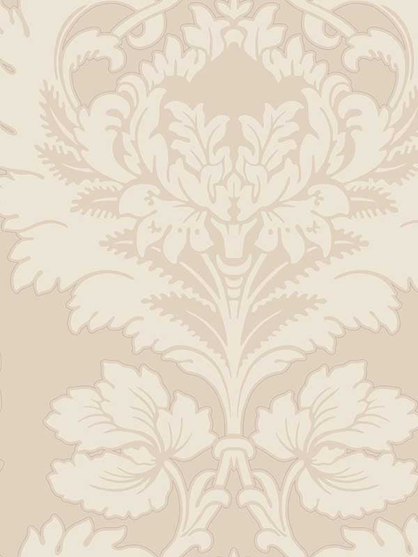 Hovingham fabric in creme color - pattern number 88/2007.CS.0 - by Cole and Son in the Archive Traditional collection