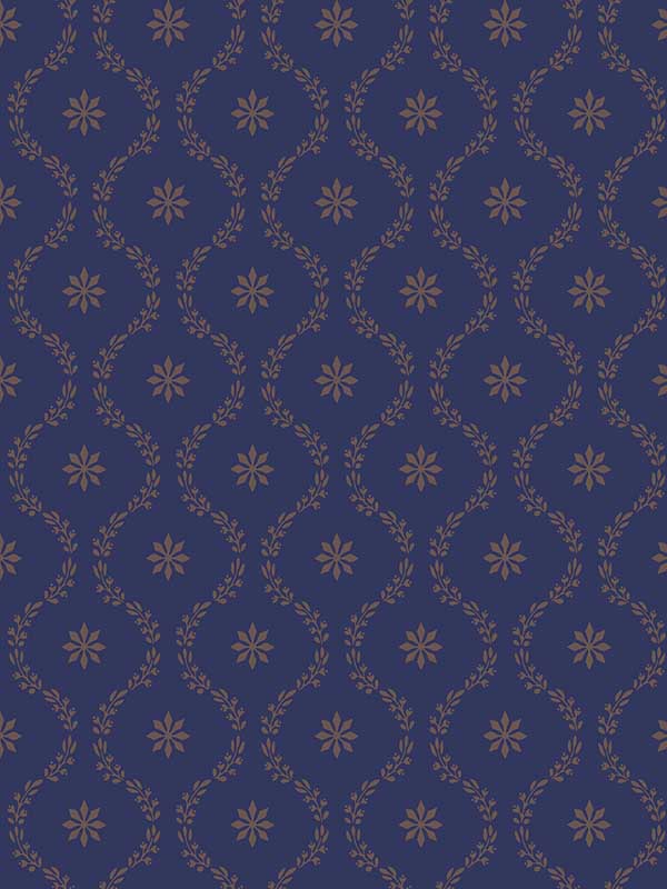 Clandon fabric in navy color - pattern number 88/3011.CS.0 - by Cole and Son in the Archive Traditional collection