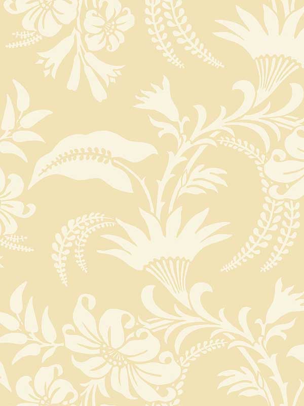 Cranley fabric in yellow color - pattern number 88/5022.CS.0 - by Cole and Son in the Archive Traditional collection