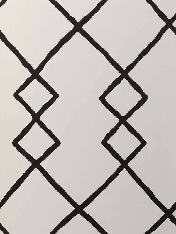 Geo Graphica fabric in onyx color - pattern number W3940.8.0 - by Kravet in the Atelier Wallcovering collection