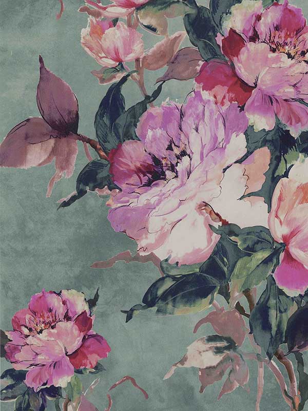 Madama Butterfly fabric in 05 color - pattern number 170310805 - by Maxwell in the Camellia collection