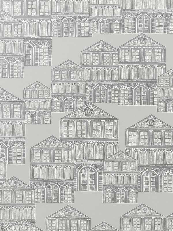 Maison wallpaper in 04 soft grey color - pattern number 190713704 - by Maxwell in the Elodie collection