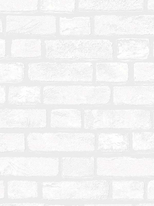 Vintage Brick Peel and Stick fabric in off white color - pattern number PP10400 - by NextWall in the Peel and Stick Paintable Wallpaper by NextWall collection