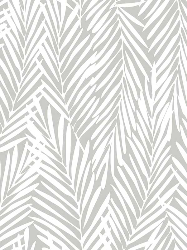 Mod Palm Peel and Stick fabric in harbor grey color - pattern number SG12308 - by NextWall in the Peel and Stick Wallpaper by Stacy Garcia Sojourn Collection 4 collection