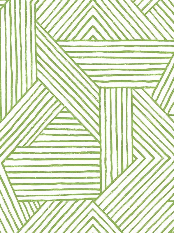 Etched Geometric Peel and Stick fabric in spring green color - pattern number SG12404 - by NextWall in the Peel and Stick Wallpaper by Stacy Garcia Sojourn Collection 4 collection