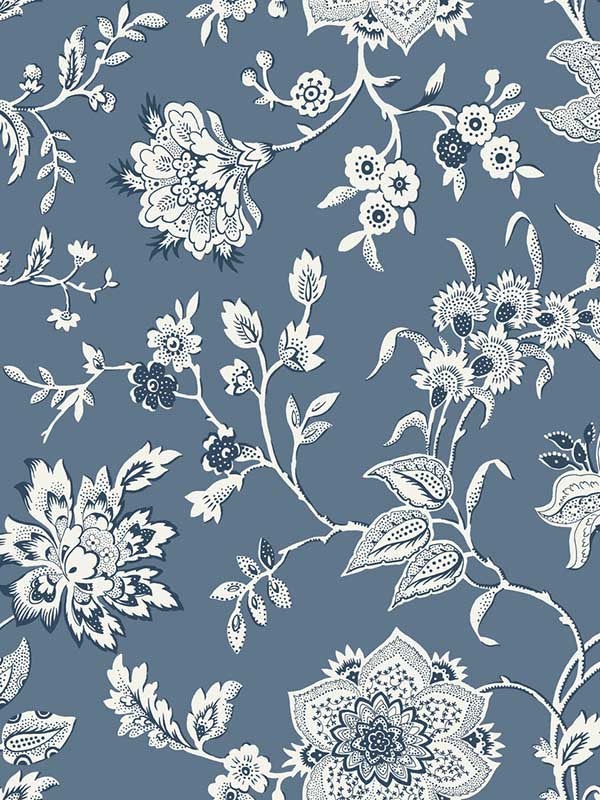 Sutton fabric in blue color - pattern number RT7821 - by York in the Toiles Resource Library collection