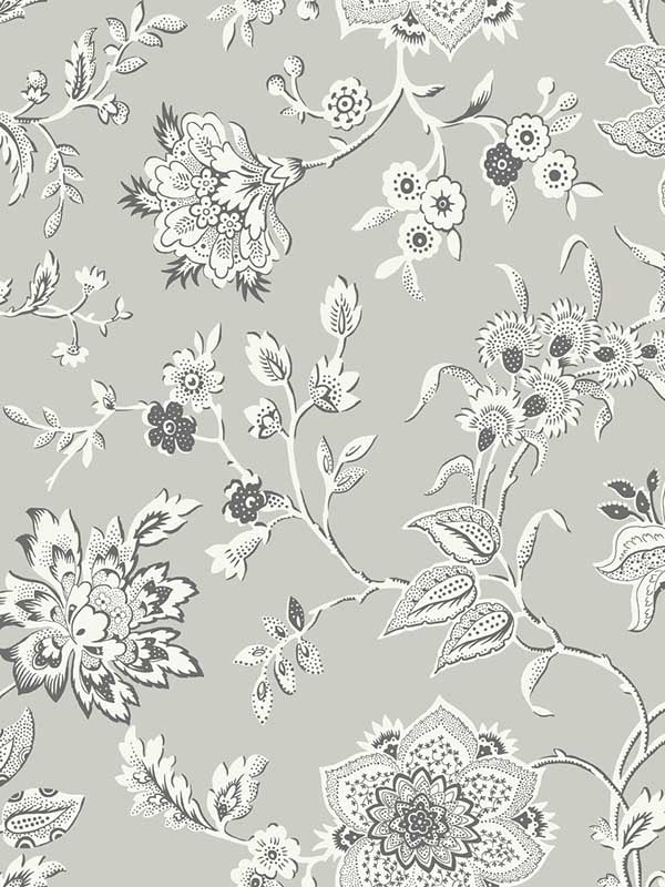 Sutton fabric in grey color - pattern number RT7823 - by York in the Toiles Resource Library collection
