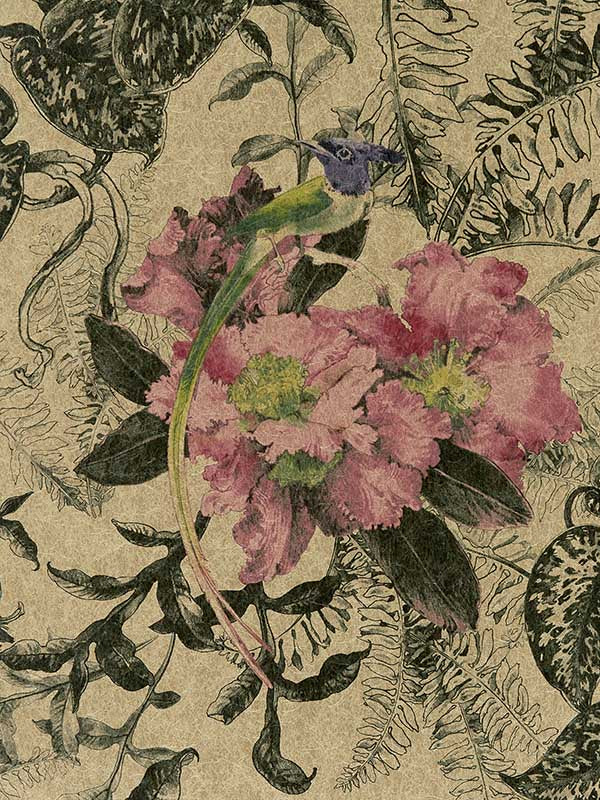 Hedgerow fabric in 01 bracken color - pattern number 200814401 - by Maxwell in the Willow collection