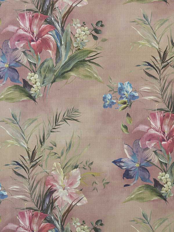Lilliana Grass fabric in 01 blush color - pattern number 154GRASS01 - by Maxwell in the Pavilion Maxwell collection