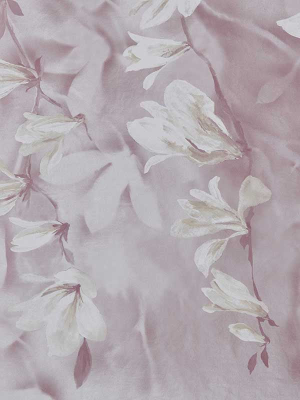 Trailing Magnolia 4 Panel mural in 02 blush color - pattern number 210915802 - by Maxwell in the Pavilion Maxwell collection