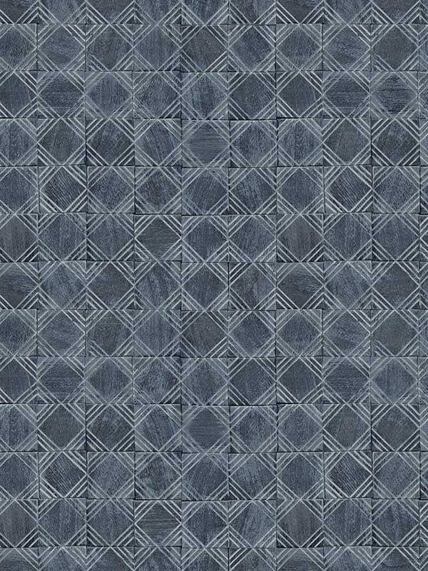 Button Block Geometric fabric in navy color - pattern number 3125-72306 - by Chesapeake in the Kinfolk collection