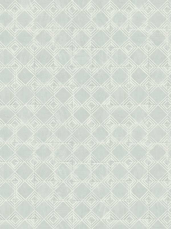 Button Block Geometric fabric in aqua color - pattern number 3125-72308 - by Chesapeake in the Kinfolk collection