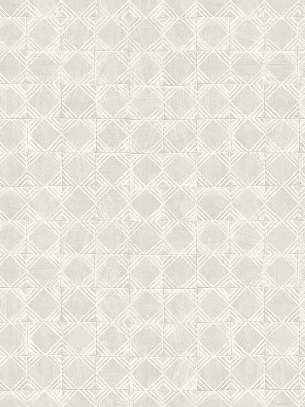 Button Block Geometric fabric in light grey color - pattern number 3125-72309 - by Chesapeake in the Kinfolk collection