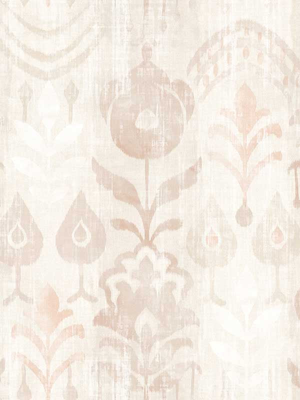 Pavord Floral Shibori wallpaper in pink color - pattern number 4122-27014 - by A Street Prints in the Terrace collection