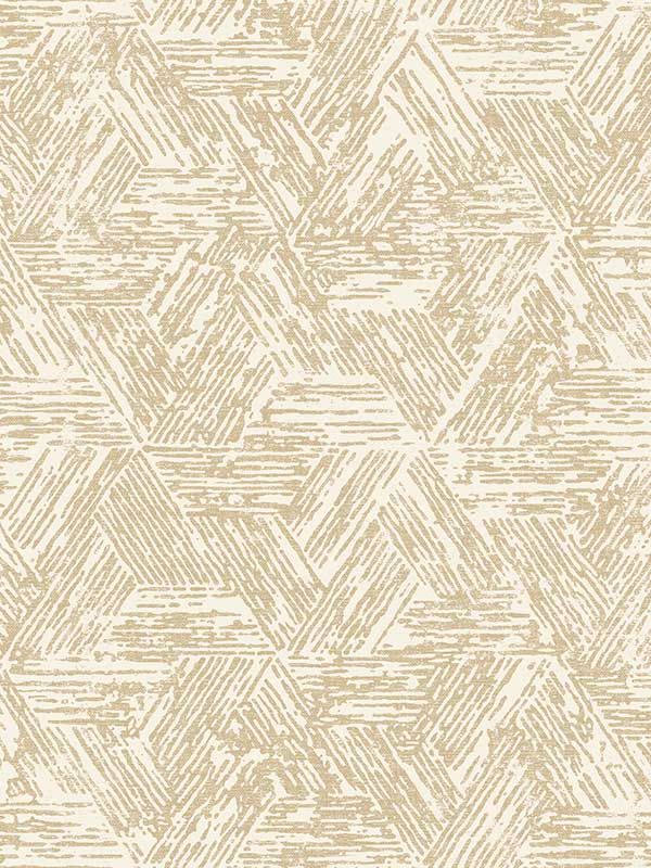Retreat Quilted Geometric wallpaper in light brown color - pattern number 4122-27033 - by A Street Prints in the Terrace collection