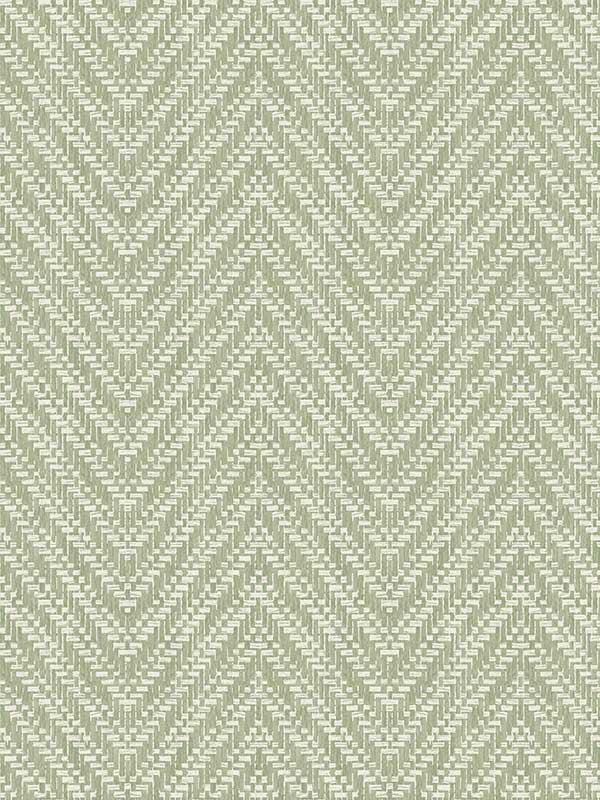 Glynn Chevron wallpaper in green color - pattern number 4122-27043 - by A Street Prints in the Terrace collection
