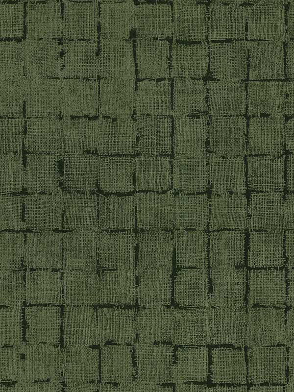 Blocks Checkered wallpaper in olive color - pattern number 4157-333455 - by Advantage in the Curio Advantage collection