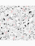 Terrazzo Abstract Geometric fabric in pink and grey color - pattern number 104536 - by Graham and Brown in the Graham and Brown Collection collection