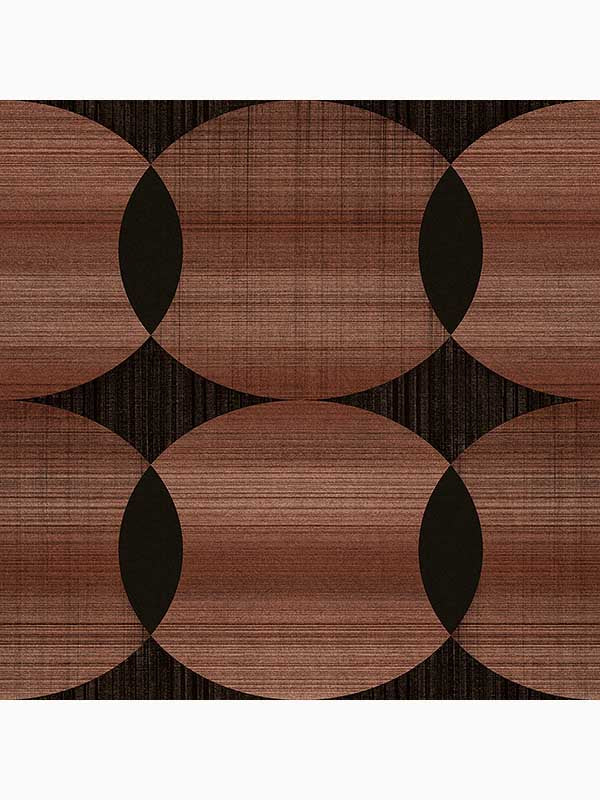 Tramonto Geometric wallpaper in amber brown orange color - pattern number 113950 - by Graham and Brown in the Graham and Brown Collection collection