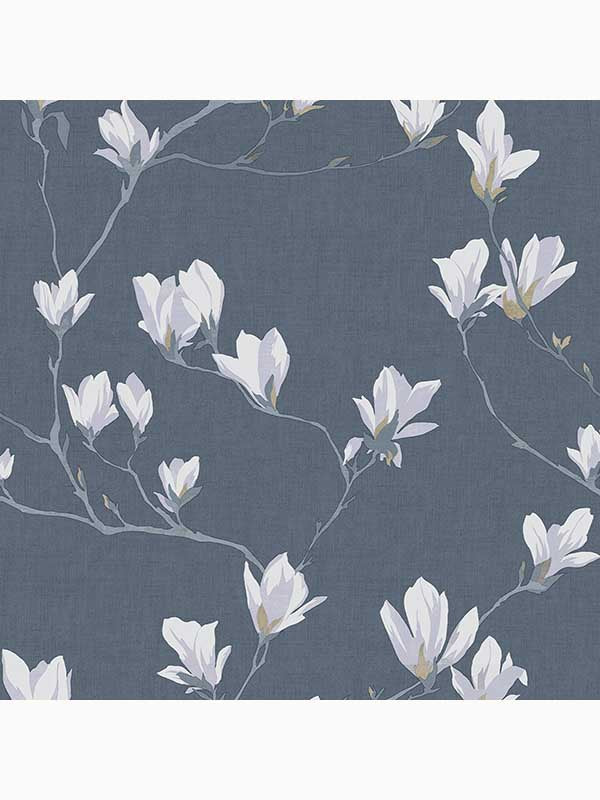 Magnolia Grove fabric in dusky seaspray color - pattern number 113355 - by Laura Ashley in the Laura Ashley Collection collection