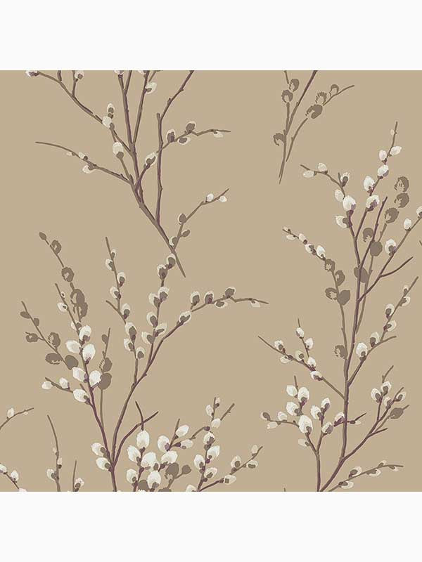 Pussy Willow fabric in natural color - pattern number 113358 - by Laura Ashley in the Laura Ashley Collection collection