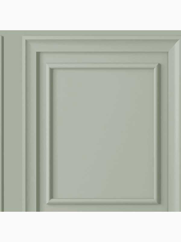 Redbrook Wood Panel wallpaper in sage color - pattern number 114905 - by Laura Ashley in the Laura Ashley Collection collection