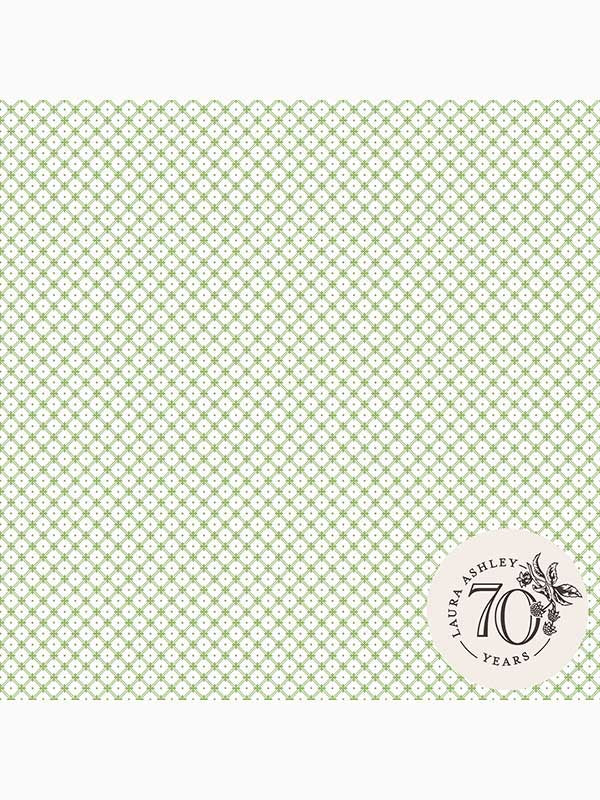Wickerwork wallpaper in leaf green color - pattern number 119848 - by Laura Ashley in the Laura Ashley Collection collection