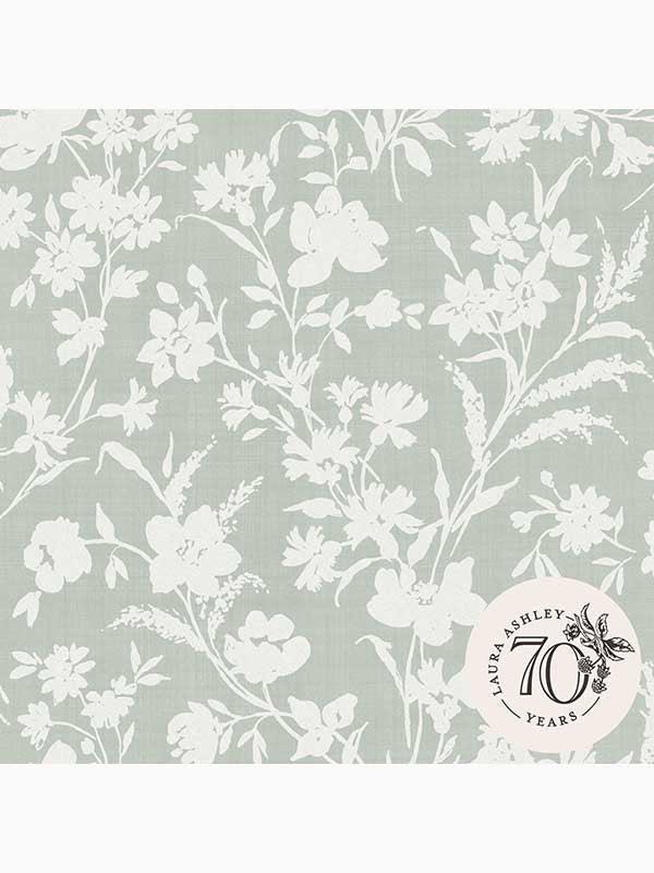 Rye wallpaper in sage green color - pattern number 119855 - by Laura Ashley in the Laura Ashley Collection collection