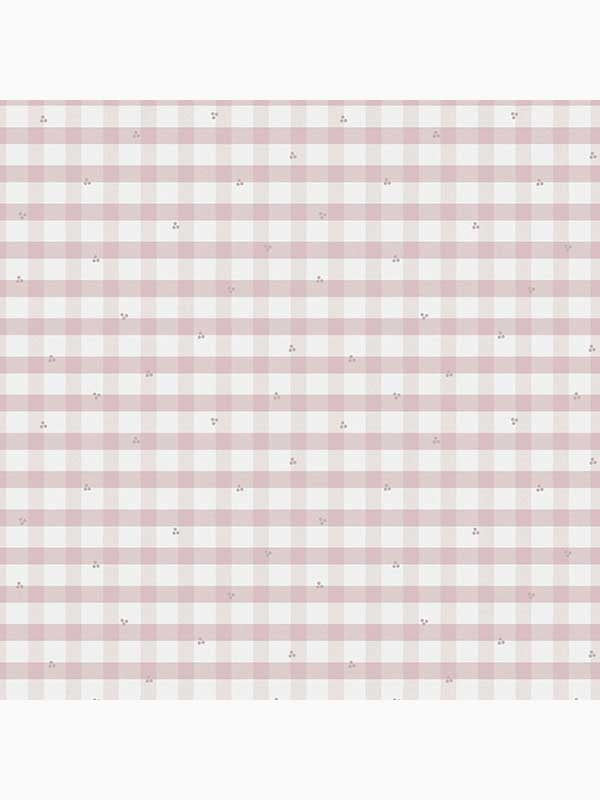 Gingham fabric in pale amethyst purple color - pattern number 119865 - by Laura Ashley in the Laura Ashley Collection collection