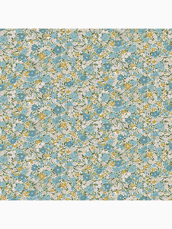 Loveston wallpaper in newport blue color - pattern number 121075 - by Laura Ashley in the Laura Ashley Collection collection