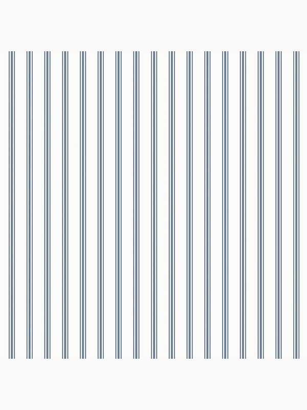 Farnworth Stripe wallpaper in smoke blue color - pattern number 122752 - by Laura Ashley in the Laura Ashley Collection collection