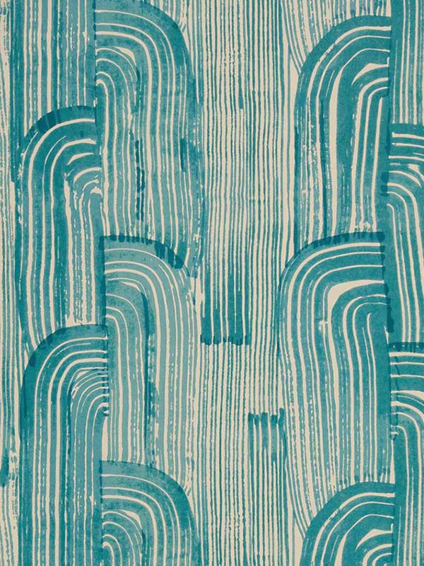 Crescent Paper fabric in lake cream color - pattern number GWP-3304.316.0 - by Lee Jofa Modern in the Kelly Wearstler Volume I collection