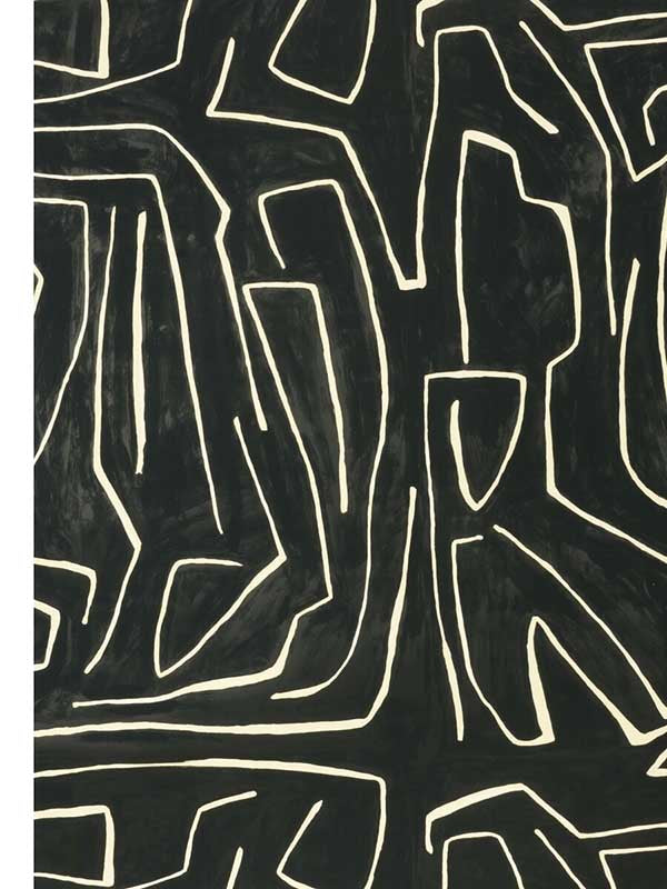 Graffito fabric in onyx beige color - pattern number GWP-3501.816.0 - by Lee Jofa Modern in the Kelly Wearstler Volume I collection
