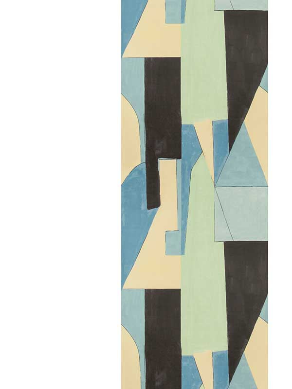 District Paper wallpaper in cobalt color - pattern number GWP-3721.115.0 - by Lee Jofa Modern in the Kelly Wearstler Volume I collection