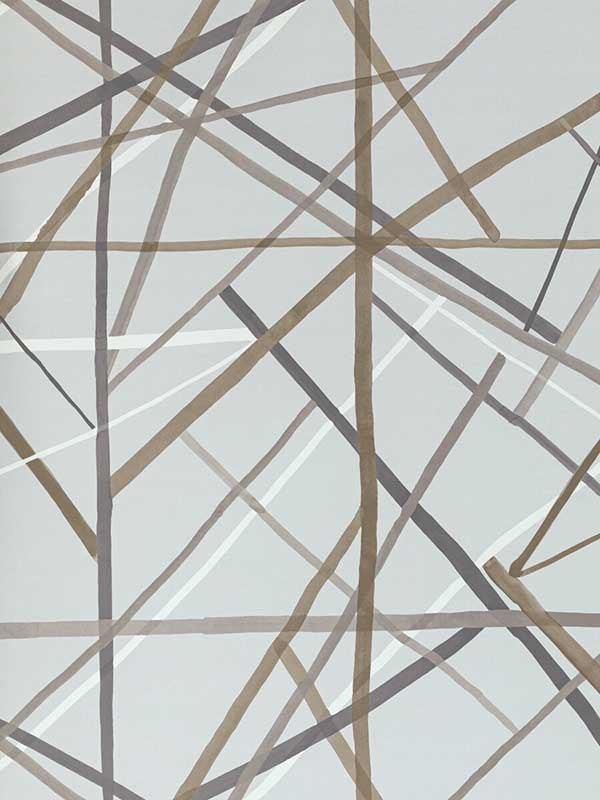 Simpatico Paper fabric in cinder color - pattern number GWP-3725.1115.0 - by Lee Jofa Modern in the Kelly Wearstler Volume I collection