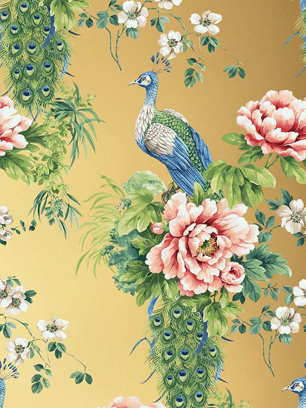 Southfall fabric in oro color - pattern number CL32805 - by Carl Robinson in the Carl Robinson 19 The Wall collection